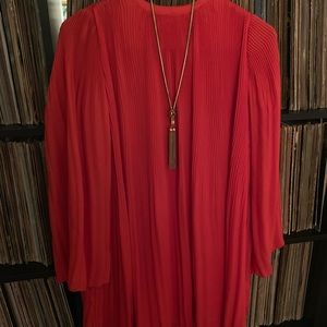 Zara red shift dress